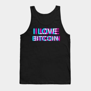 I love Bitcoin Tank Top